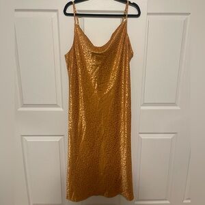 Emma and Michele Midi dress leopard print size XL